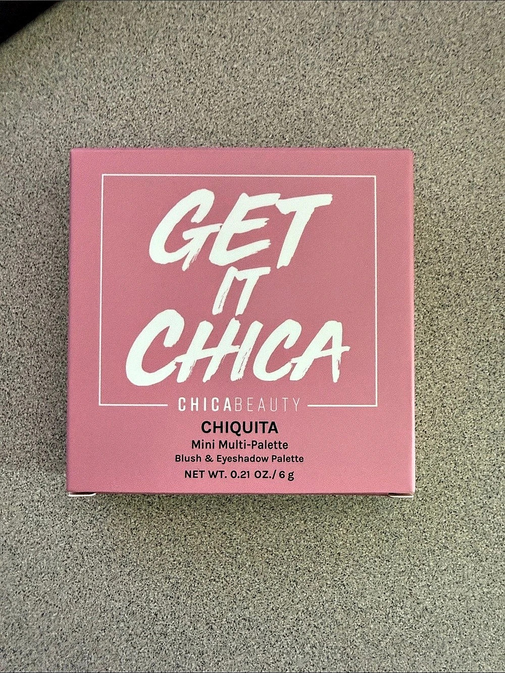 Chica Beauty Chiquita Mini Multi-Palette Blush & Eyeshadow Palette Pink NWT